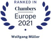 Chambers and Partners Europe 2021 Wolfgang Müller