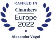 Chambers and Partners Europe 2022 Alexander Vogel