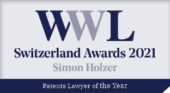 WWL Switzerland Simon Holzer patents lawyer of the year 2021