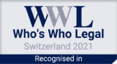 Who's Who Legal Switzerland 2021 Recognized in