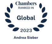 Chambers and Partners Global Andrea Sieber 2023