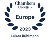 Chambers and Partners Europe 2023 Lukas Bühlmann